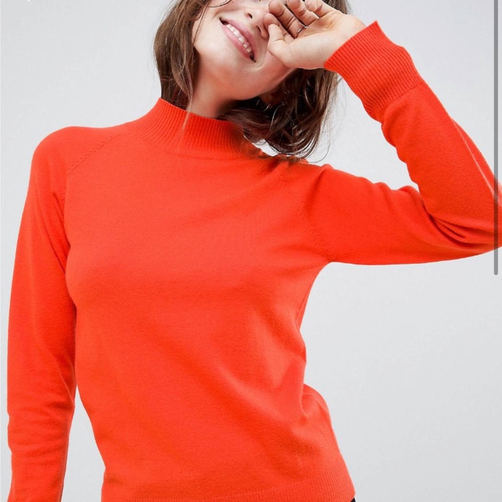 Mock neck sweater